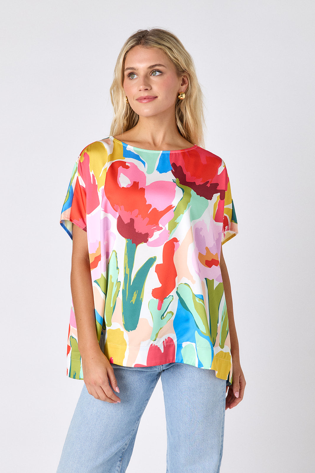 maxine tunic mini dress Maxine Tunic – Flowy Dolman Sleeve Women’s Tunic