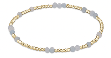 Extends - Hope Unwritten Gemstone Bracelet - Aquamarine