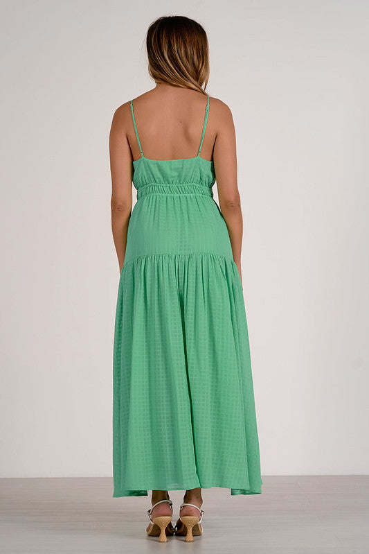 Summer Tie Maxi Dress