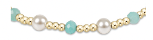 Pearl Sincerity Pattern 4mm Bead Bracelet - Amazonite