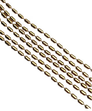 3 Charm  Pill Chain Necklace (Available in Gold or Silver)