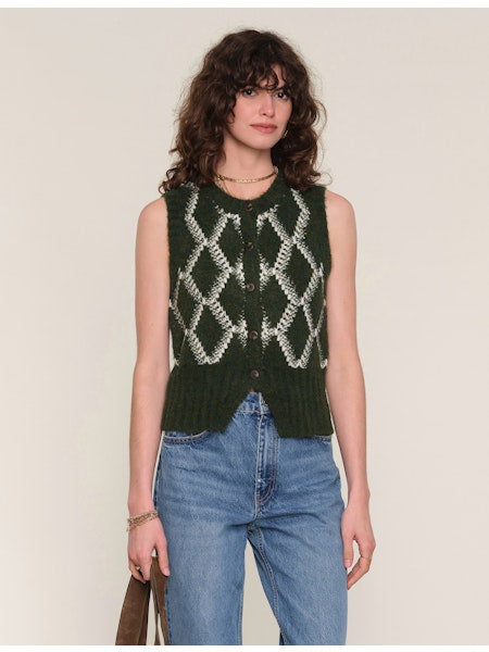 Mina Vest - Olive