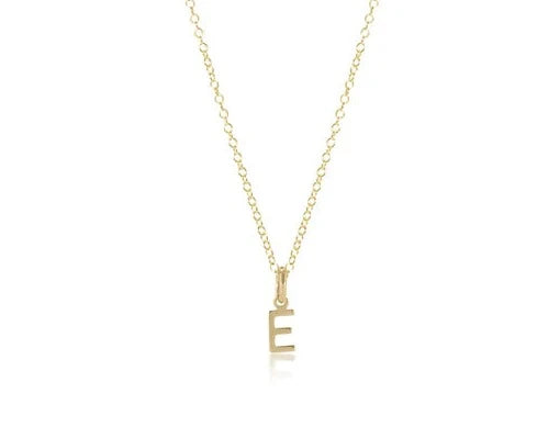 16" Necklace Gold - Respect Gold Charm