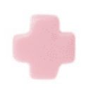 16" Necklace Gold - Signature Cross Pink