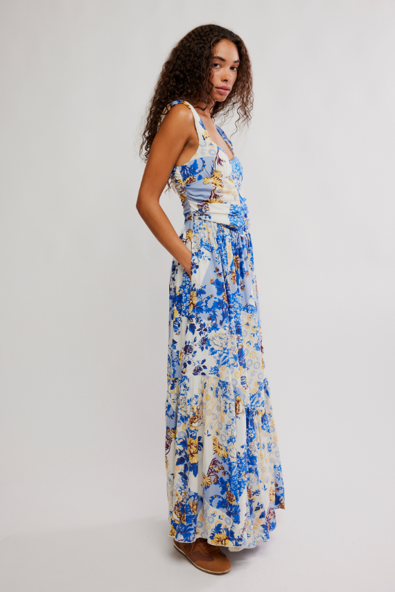 maxi dress combo French Connection Women's Phoebe Alicia Sleeveless Maxi Dress