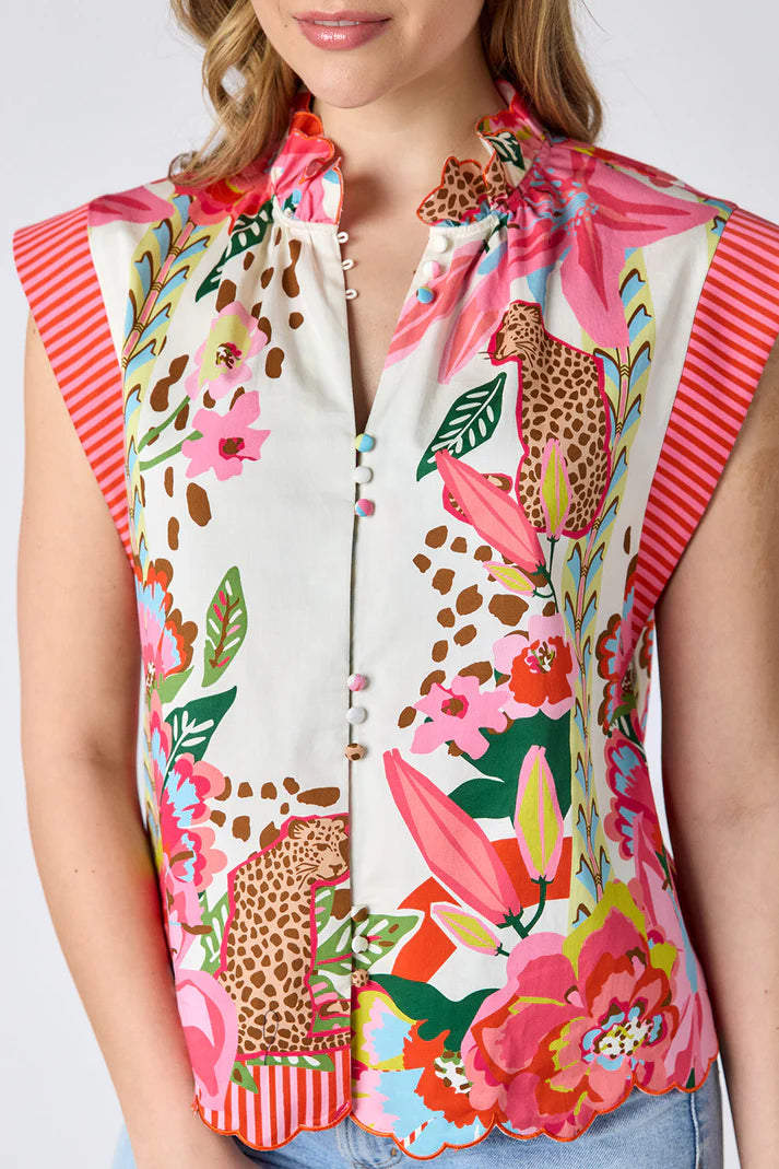 Fritzy Top - Wild Lily – Rumor Boutique