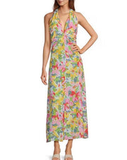 Michaela Halter Dress "Multi Floral"