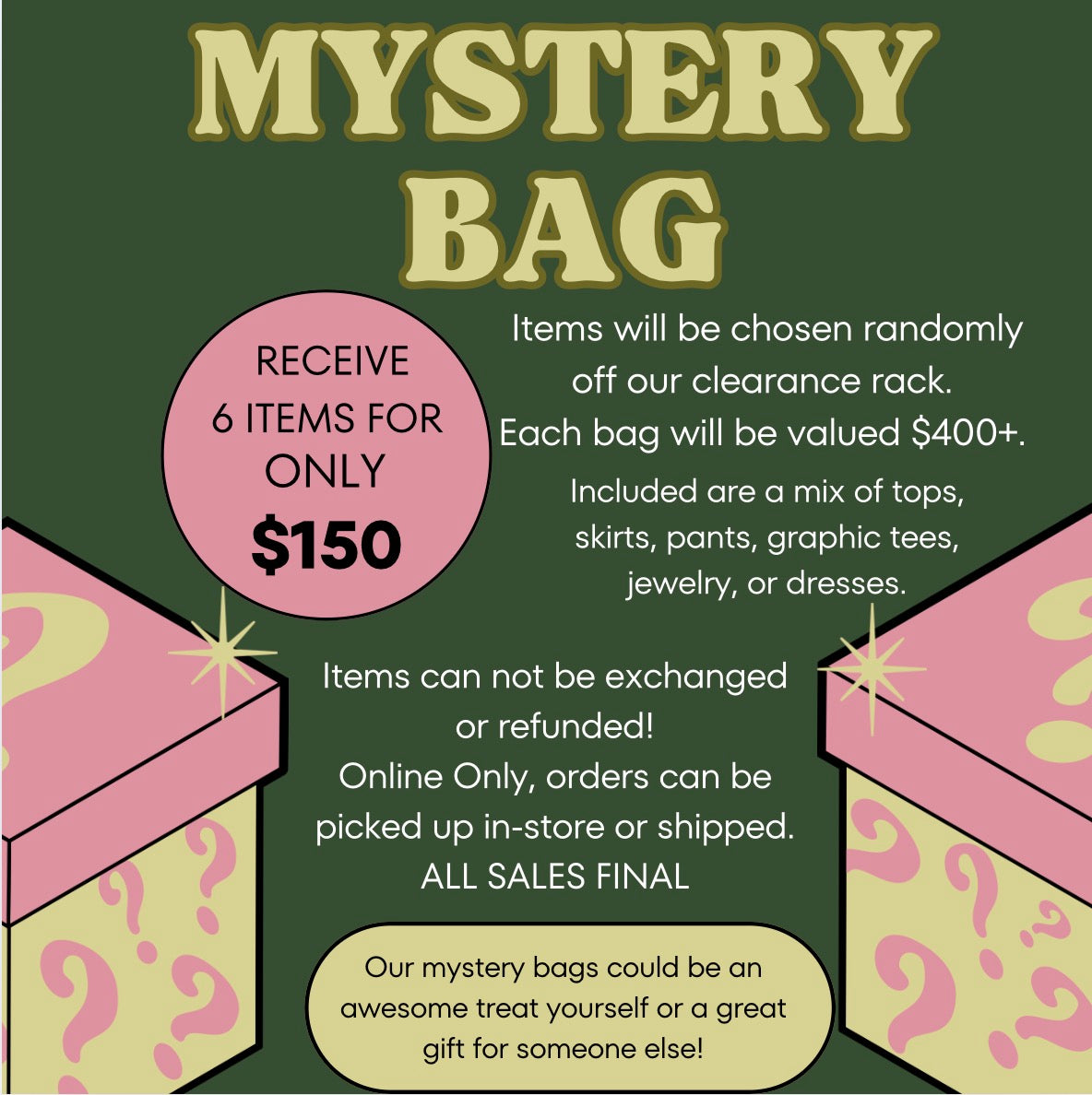 Mystery Clearance Bag