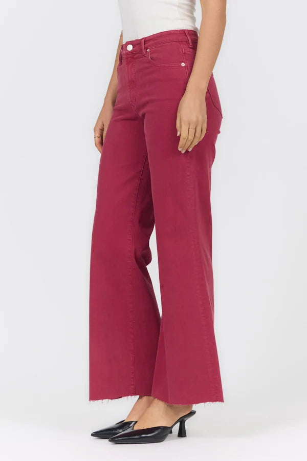 Fiona Wide Leg - Tibetan Red