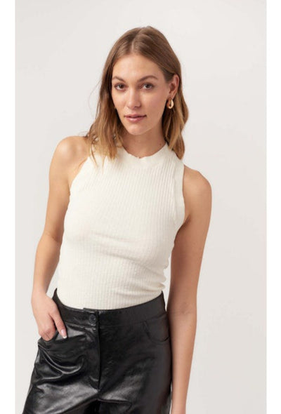 Player Racerback Rib Tank - Cream
