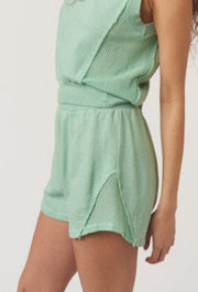 Aster Seamed Tank - Mint Kiss
