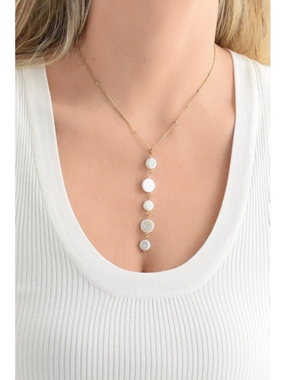 Laced in Light Necklace - Pearl
