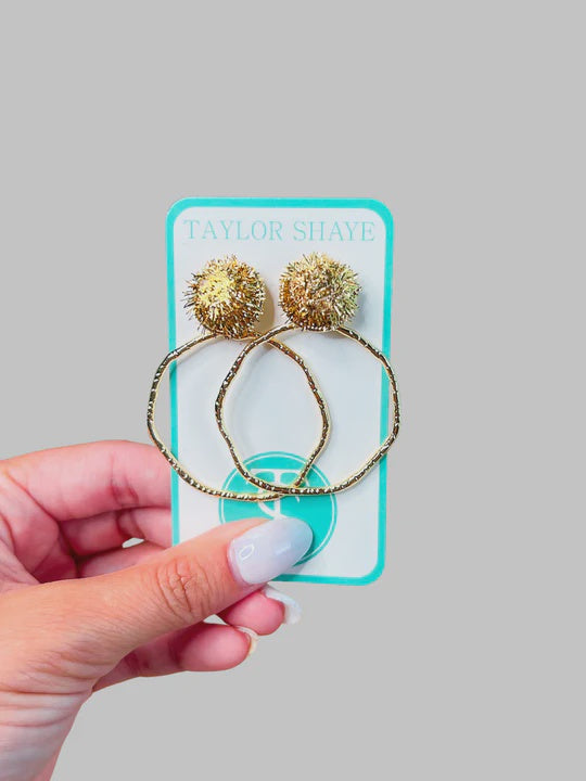 Darla Hoops - Gold / Round