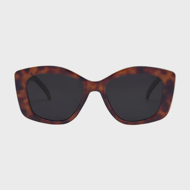 Paige Sunglasses - Tort / Smoke Polarized Lens