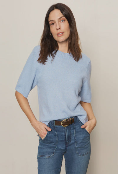 Perfect Sweater Tee - Blue Powder