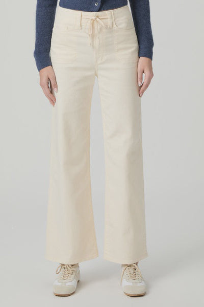 Ari Wide Leg Pant - Quartz Sand