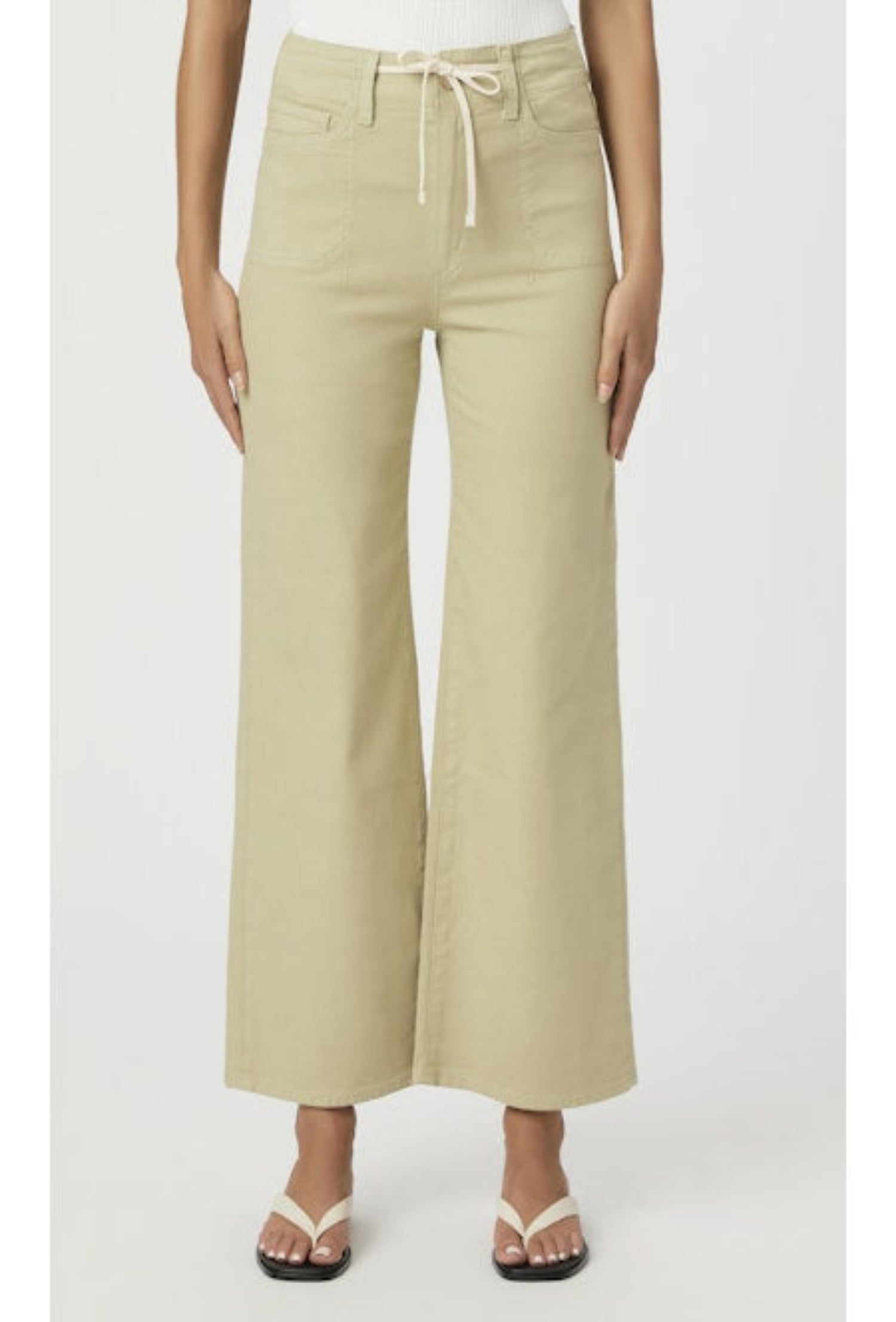 Ari Stitch Tie Utility Pant - Pale Olive