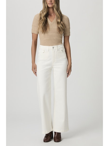 Anessa 31" Rounded Inset Pockets - Tonal Ecru