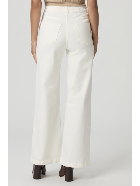 Anessa 31" Rounded Inset Pockets - Tonal Ecru