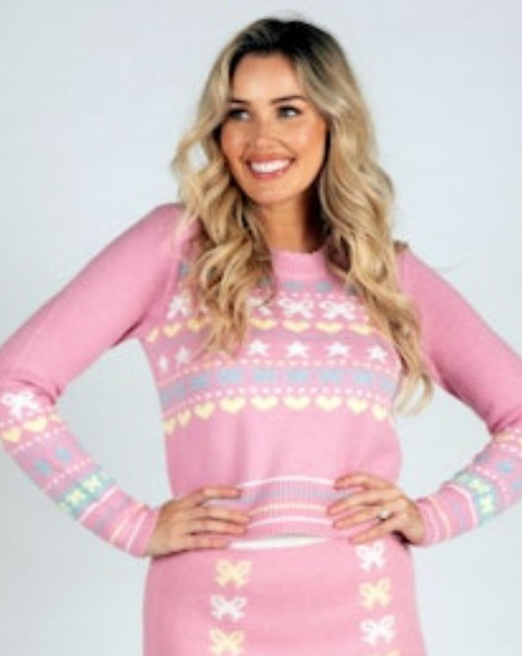 Prairie Sweater - Pink