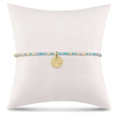 egirl Hope Unwritten Bracelet - Man, I Teal Like A Woman - be you. Small Gold Disc