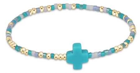 egirl Hope Unwritten Signature Cross Bracelet - Man I Teal Like A Woman