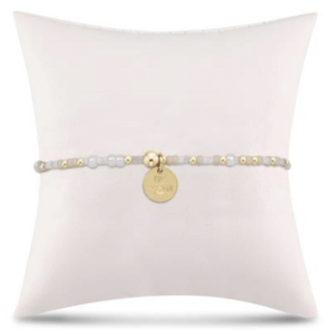 egirl Hope Unwritten Bracelet - Call Me On My Shellphone - be you. Small Gold Disc