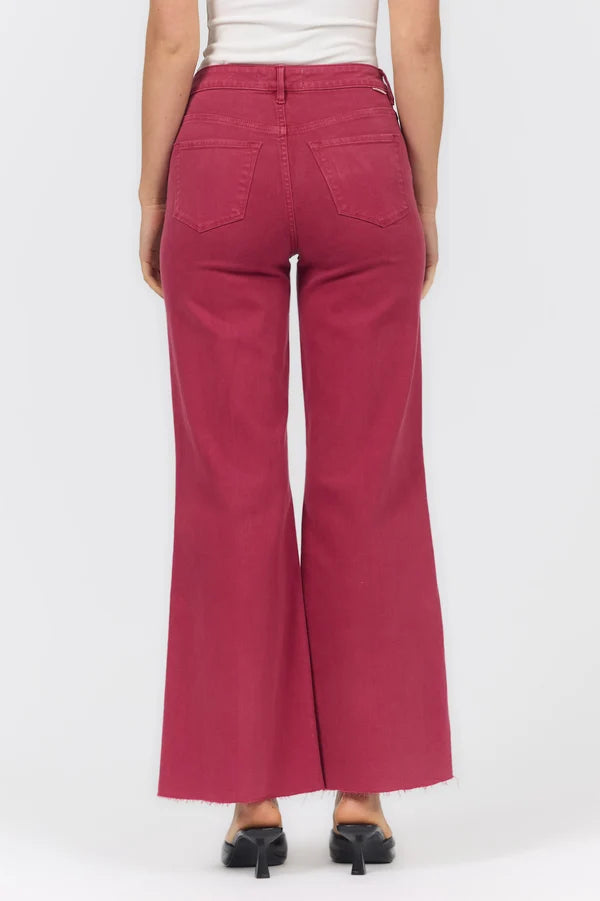 Fiona Wide Leg - Tibetan Red