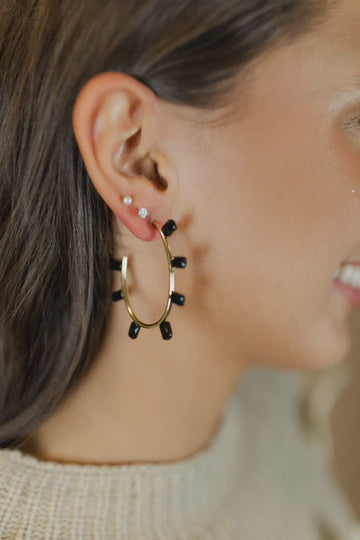 Bianca Hoops - Black