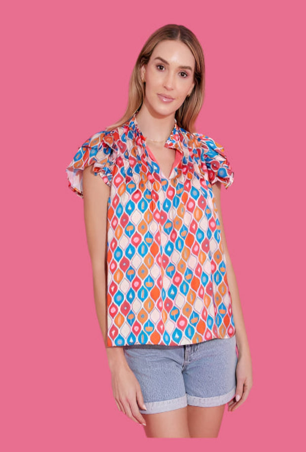 Mattie Top - Cream Surfboard