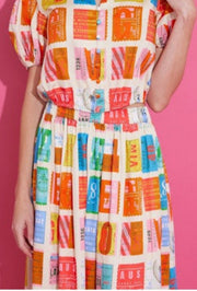 Danny Midi Skirt - Voyage