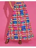 Daphne Skirt - Circus Plaid
