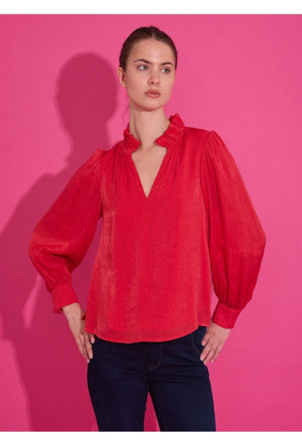 Phoebe Top - Lipstick