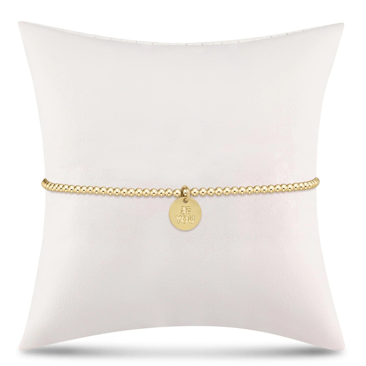 egirl Classic Gold 2mm Bracelet - be you. Small Gold Disc