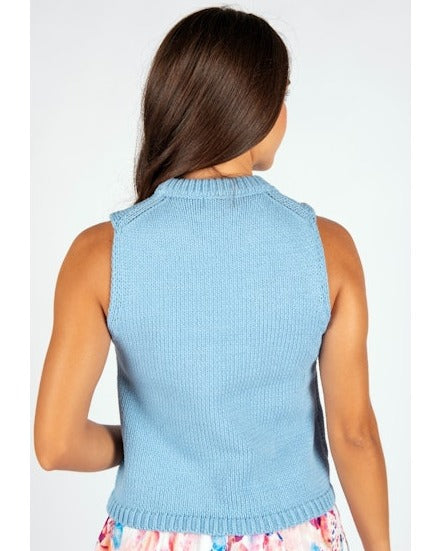 Sierra Sweater - Powder Blue