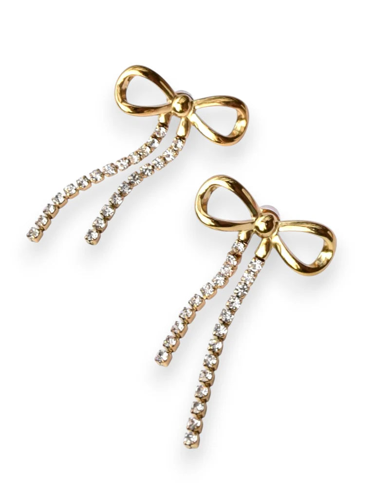 Polished Bow Earring