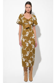 Anora Knit Midi Dress - Moss