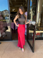 Katianna Maxi Skirt - Red