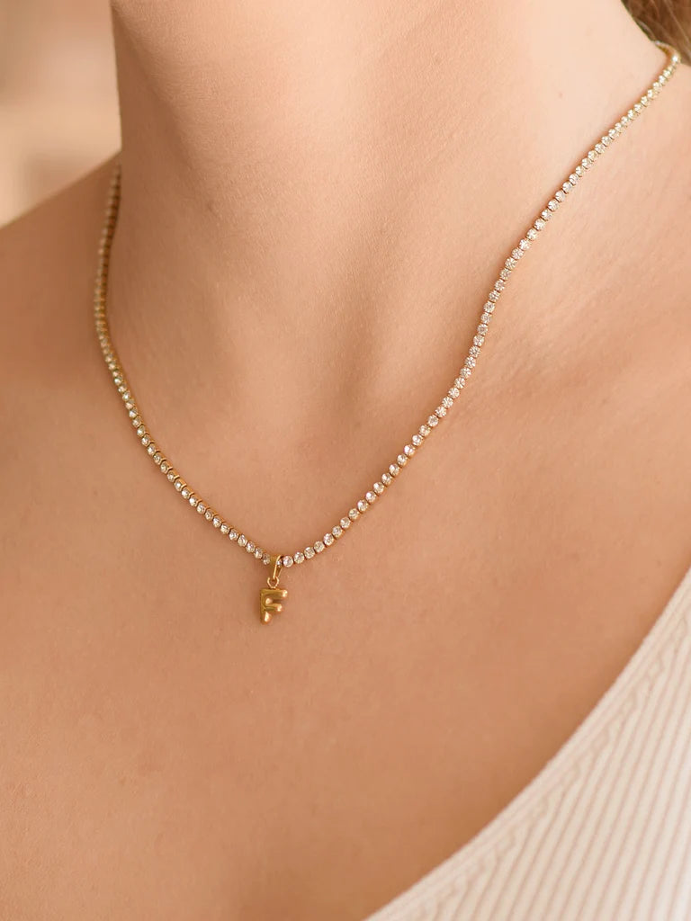 Stage Name Necklace - Gold