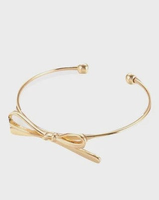 Tangled Bow Cuff Bracelet