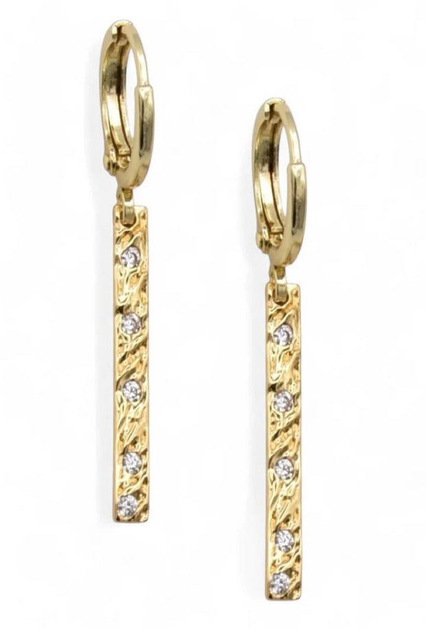 Gilded Huggie Earring - Gold