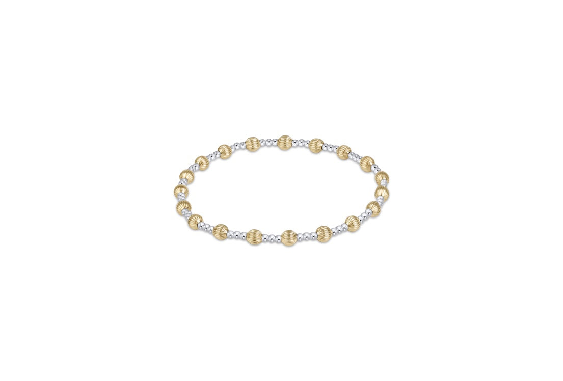 Dignity Sincerity Mixed Metal 4mm Bracelet