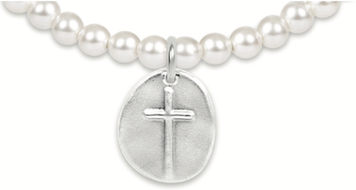 enewton Extends - Classic Pearl 4mm Bead Bracelet - Inspire Sterling Charm