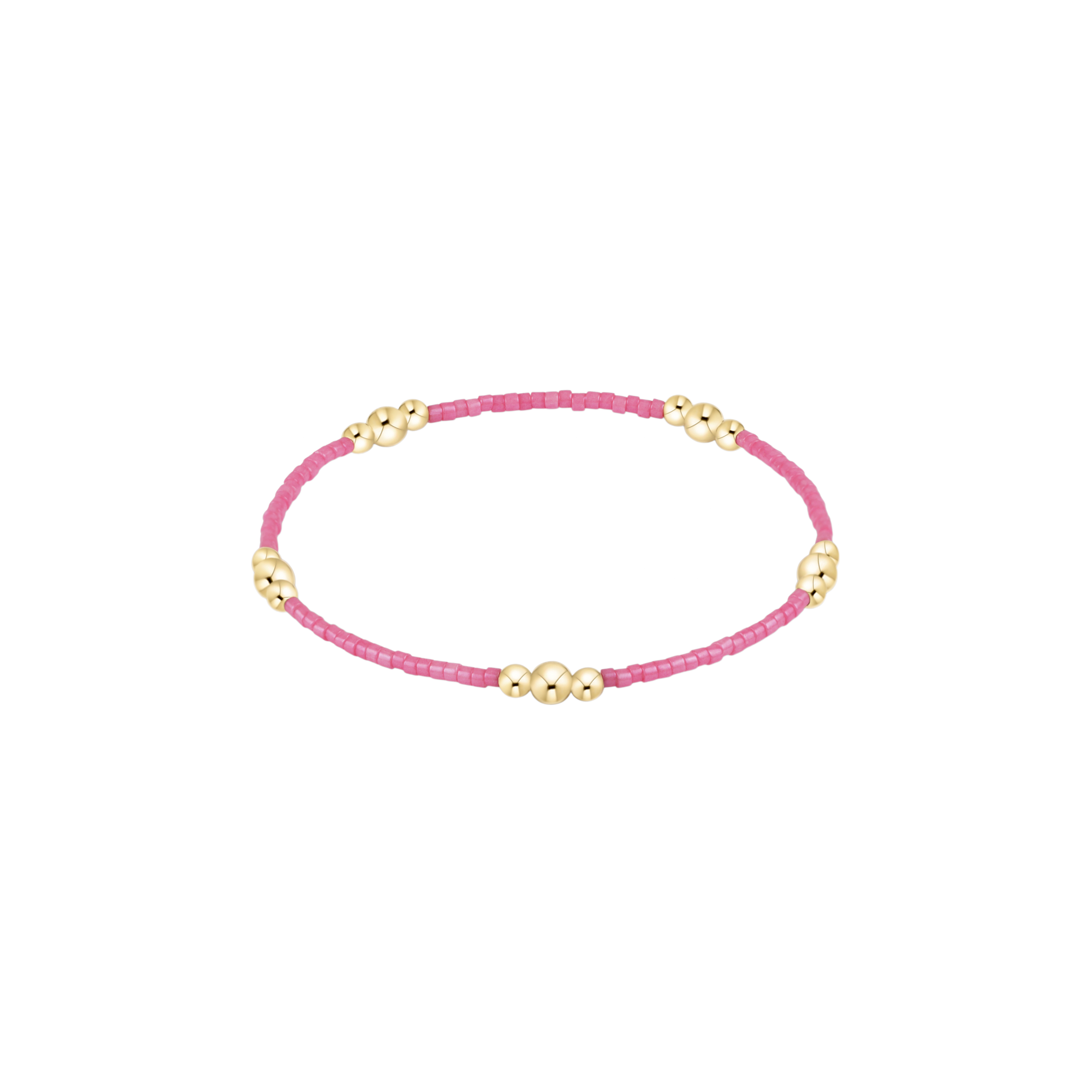 Hope Purpose Gold Bracelet - Bubblegum