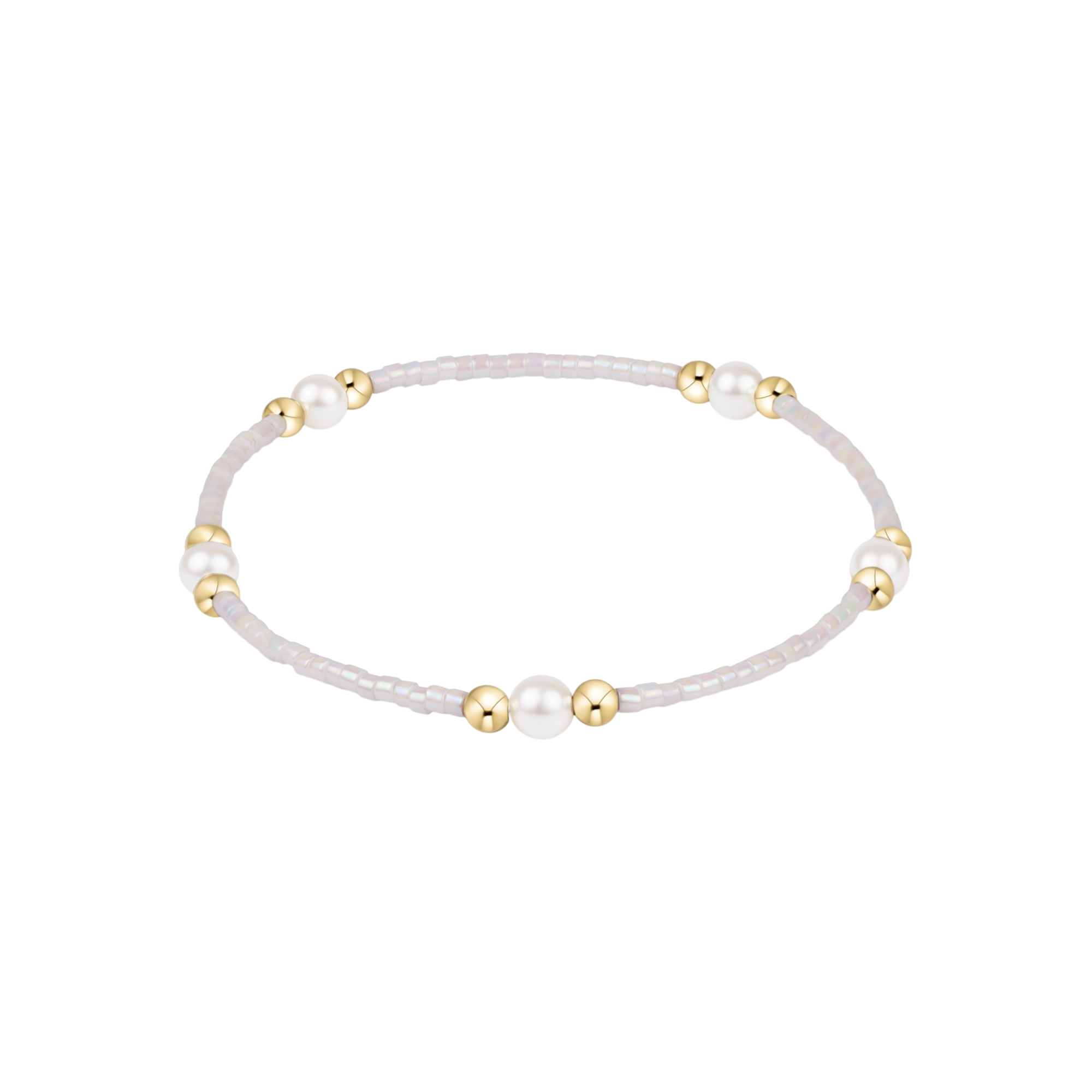 Hope Purpose Pearl Bracelet - Silky White