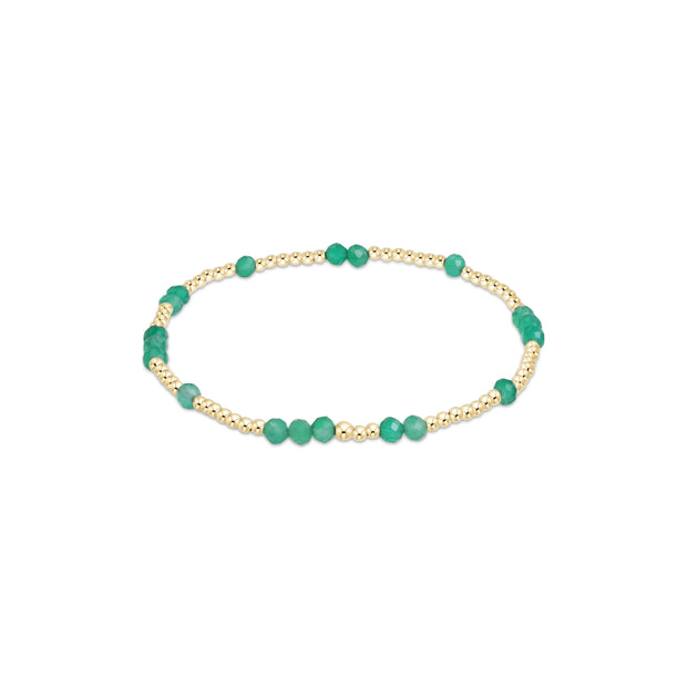 Hope Unwritten Gemstone Bracelet - Green Onyx