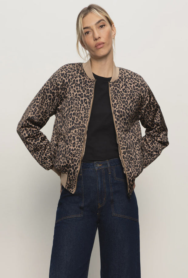 Monroe Sateen Bomber - French Kitty