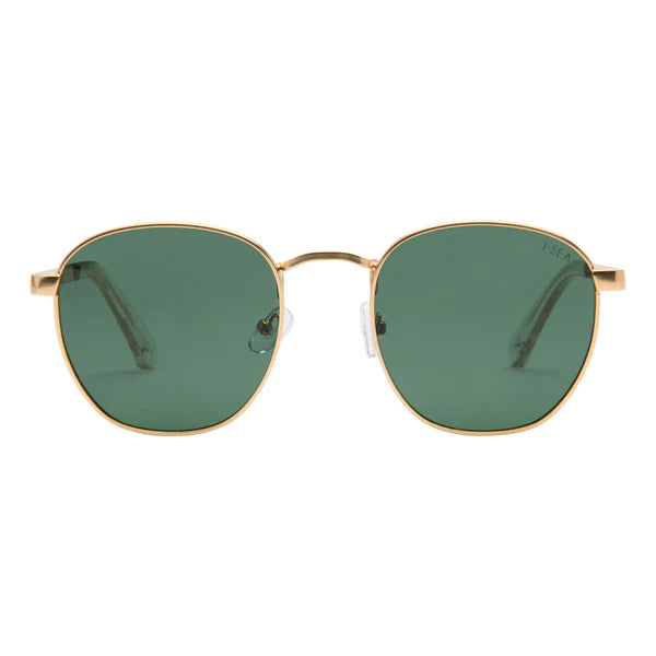 Cooper Sunglasses - Gold / Green Polarized Lens