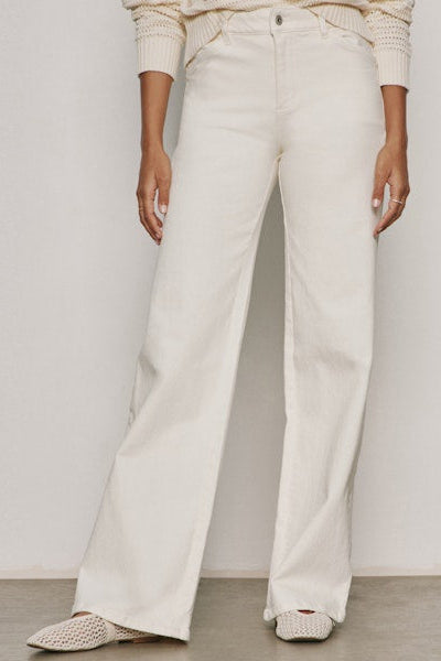 Cadence Relaxed Straight Leg Jean - Collagen