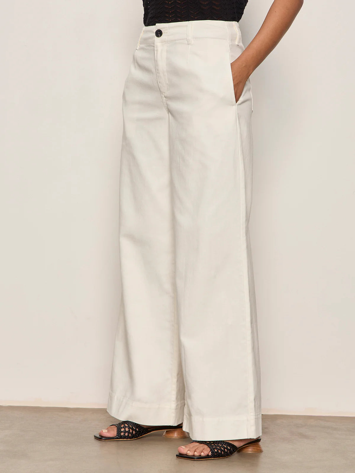 Academy Wide Leg Pant - Collagen
